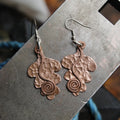 Oak leaf earring