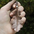 Oak leaf pendant